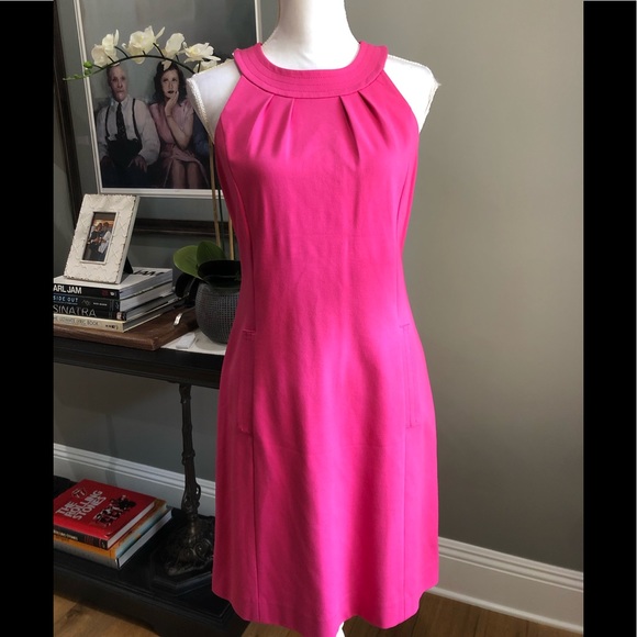Ann Taylor Dresses & Skirts - Ann Taylor Sleeveless Pockets Sheath Dress Pink 6